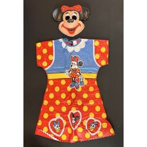 Vintage 1981 Ben Cooper Minnie Mouse Costume Mask Box Tiny Tot 3-5 Disney